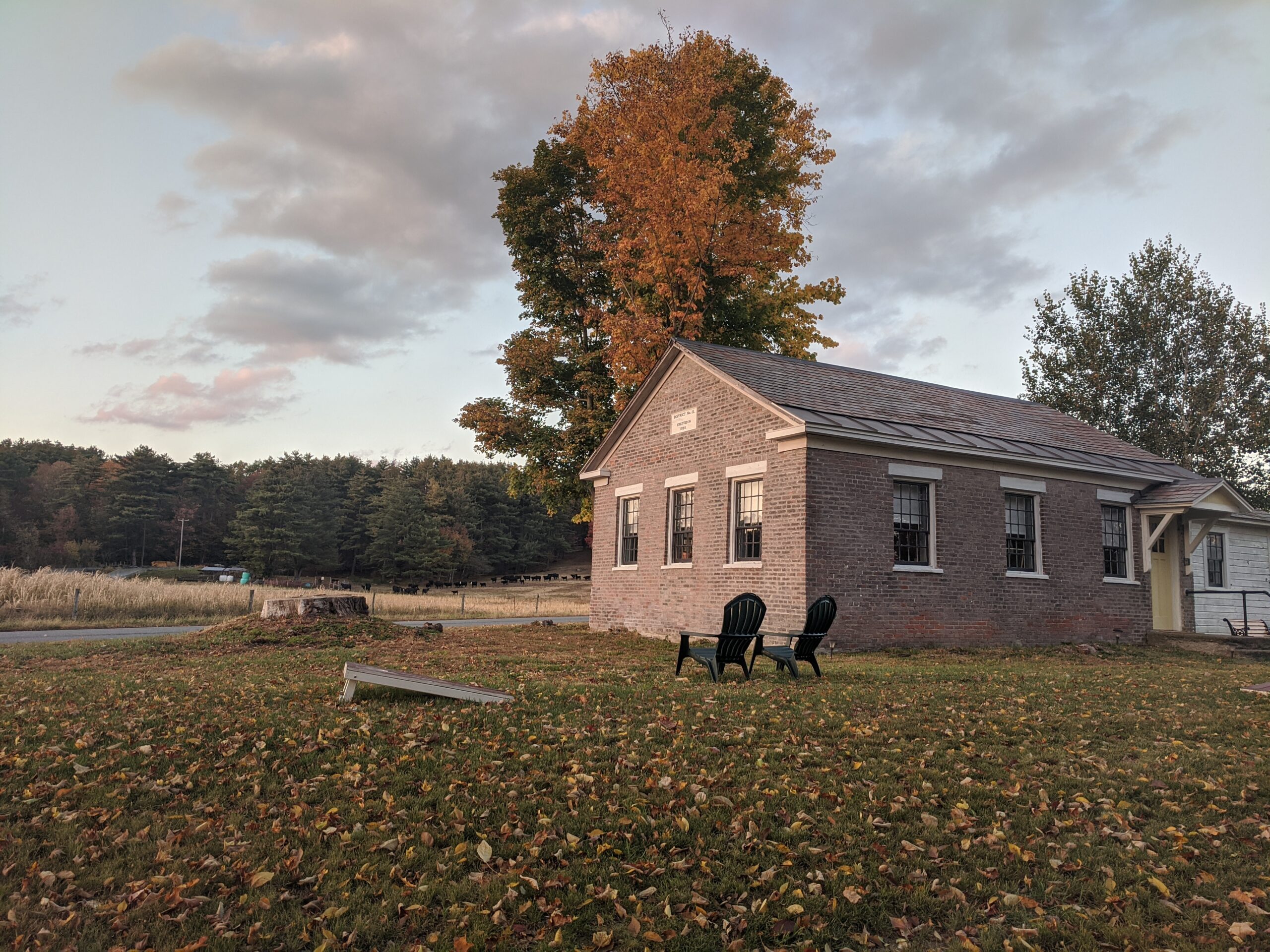 Fall at the schoolhouse