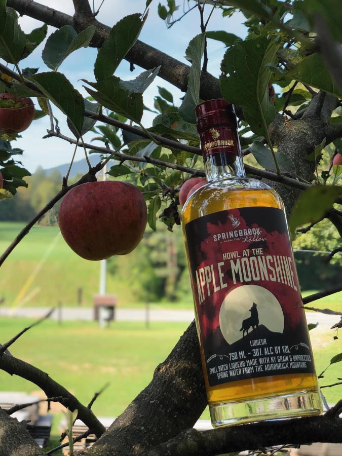 Apple Moonshine from the beverage trail