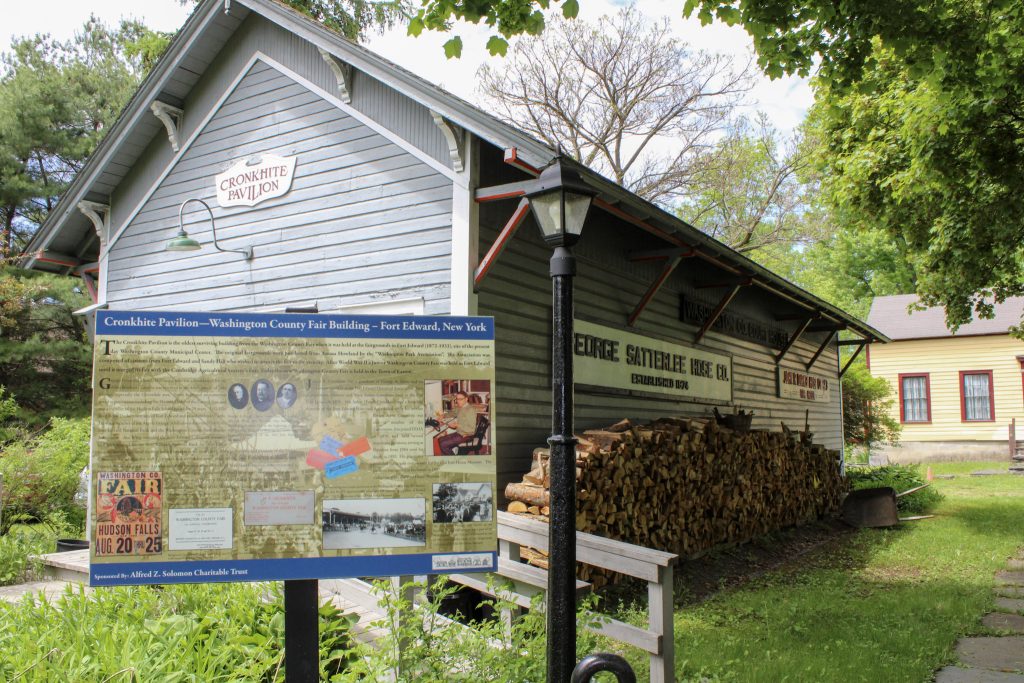 The Old Fort House Museum & signage, one of many great museums in Washington County, NY