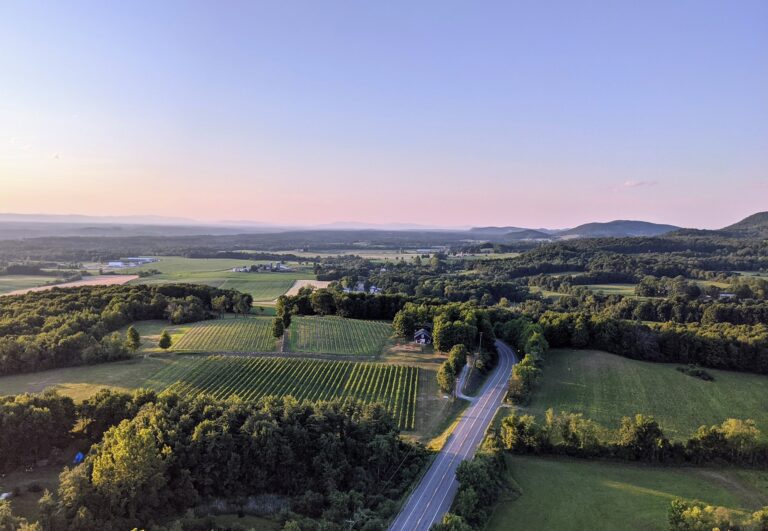 An idyllic agricultural community