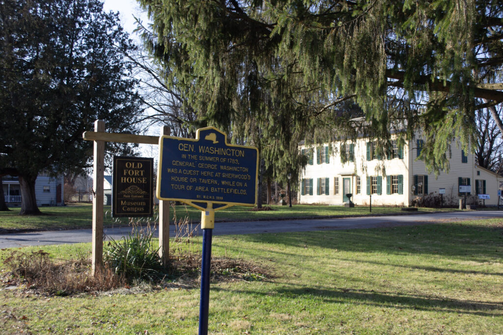 The grounds of the historic Old Fort House Museum, one of the main locations of the Living History Weekend in May.