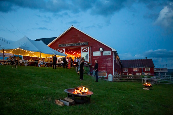 Dancing Ewe Farm, one of the many great wedding venues in Washington County, New York.